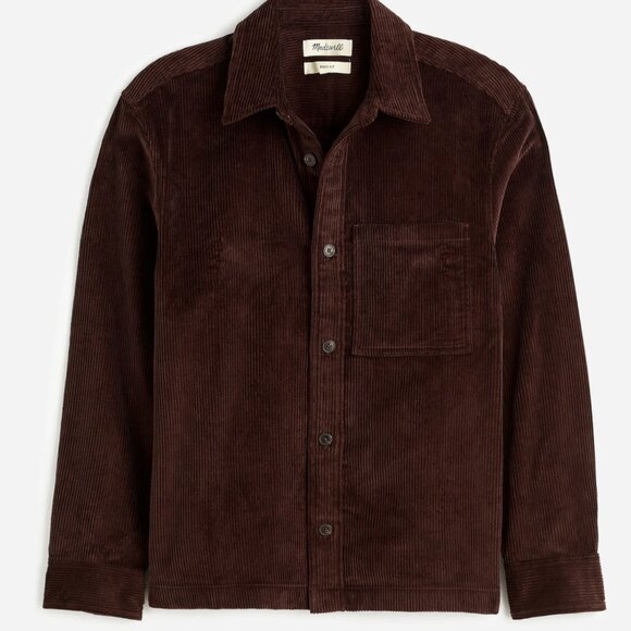Brown Corduroy Shirt-Jacket - Picture 4 of 6